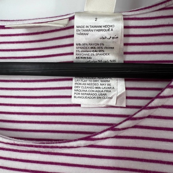 Chico’s Size 2 of Large L Loose Fit Lounge Top Shirt Blouse - Picture 4 of 4